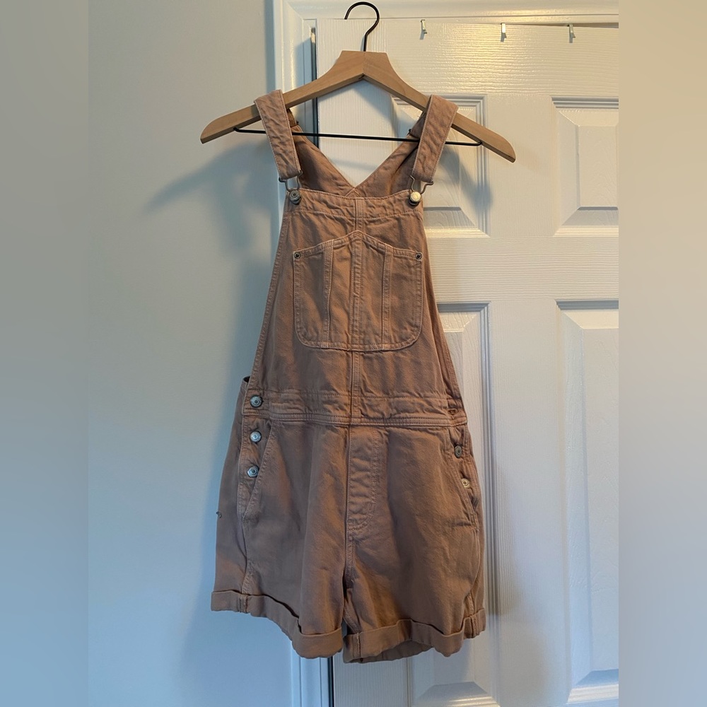Old Navy Light Brown Overalls | Size Small